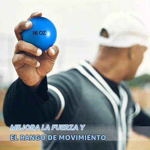 Vista 6 de Hungdao Juego de 6 pelotas de entrenamiento ponderadas pliométricas variables, bolas ponderadas de práctica de béisbol con peso para lanzar