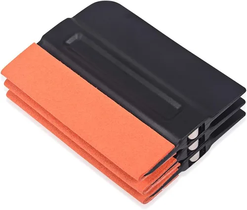 Vista 9 de Gomake Escobilla de vinilo para envoltura de vinilo de 4 pulgadas con borde de fieltro de microfibra, herramienta aplicadora de calcomanías