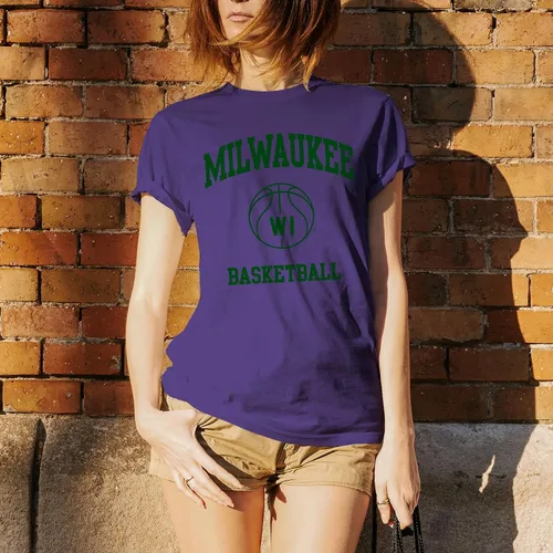 Vista 5 de Camiseta básica de algodón con arco de béisbol clásico