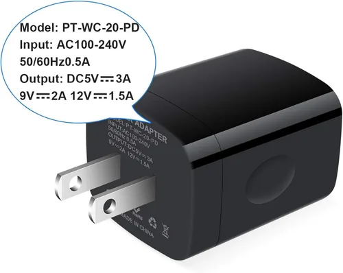 Vista 5 de Bloque adaptador de cargador de pared USB C de 20W para Samsung Galaxy A37 S26 S25 A16 S24 FE S23 S22 Ultra 5G S21 FE S10 S10e S9 S8 A55 A35 A14 A54