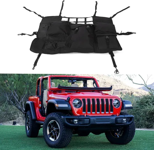 Vista 4 de Bolso multi negro del almacenamiento del asiento de coche del bolsillo, accesorio del coche del organizador del asiento trasero del automóvil