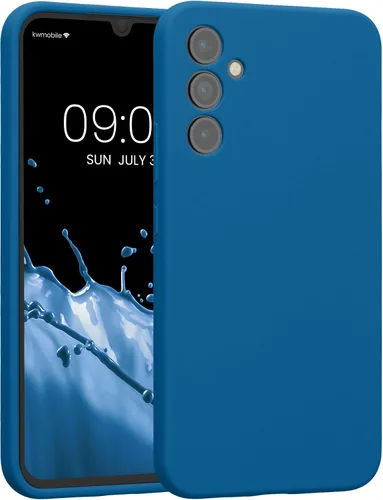 Vista 48 de kwmobile Funda compatible con Samsung Galaxy A13 4G - Funda delgada de silicona TPU - Acabado suave al tacto - Amarillo radiante