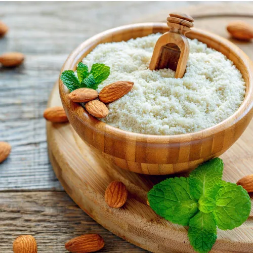 Vista 3 de Oh! Nuts Harina de almendras blanqueadas para hornear sin gluten, 1 libra. Sustituto de trigo a granel para macarons y galletas ricas en proteínas.