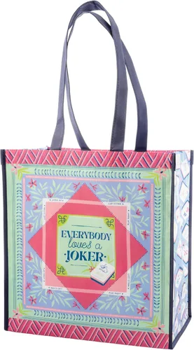 Vista 6 de Karma Large Holiday Reusable Gift Bag - Happy Bag