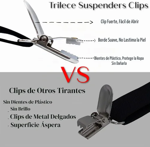 Vista 6 de Juego de tirantes y pajarita para hombre, tirantes ajustables en Y con pajarita a juego para bodas y uso formal Negro