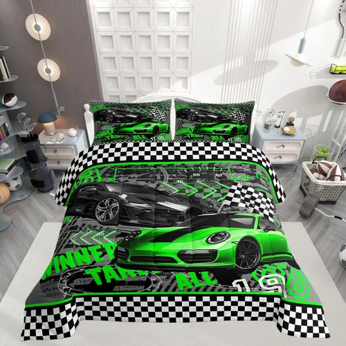 Vista 20 de Juego de edredón de béisbol en 3D para niños, tamaño twin, juego de ropa de cama para niños amantes de los deportes de juegos de pelota, decoración