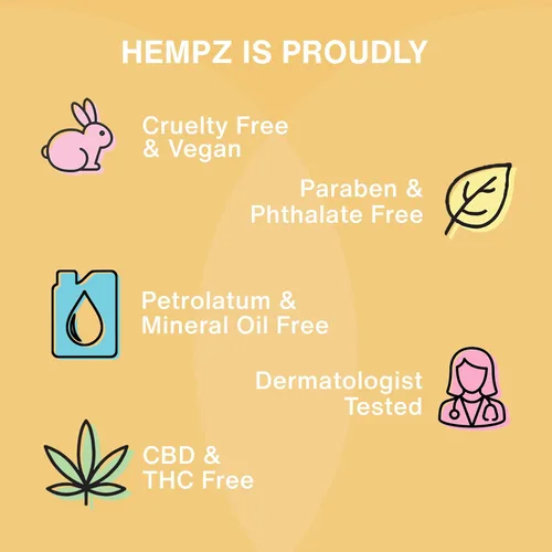 Vista 7 de Hidratante corporal herbal Hempz, dulce de piña y miel de melón