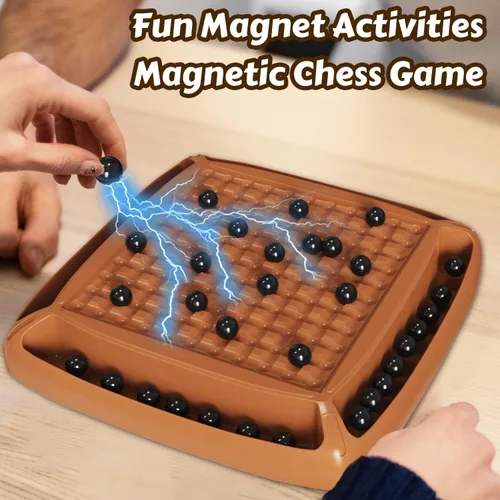 Vista 2 de Juego de imán, juegos familiares para niños y adultos, juegos de mesa para niños de 8 a 12 años, juegos magnéticos ideales para la noche