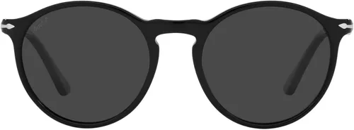 Vista 2 de Persol PO3285S - Gafas de sol redondas, NegroVerde