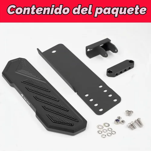 Vista 2 de Almohadilla de Reposapiés para Conductor - Panel Lateral Izquierdo Ajustable Antideslizante Engrosado Sin Perforación Compatible con Jeep Wrangler