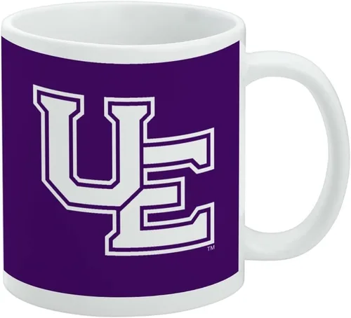 Vista 364 de Taza de cerámica con el logotipo principal de la Universidad Rider, taza de regalo novedosa para café, té y bebidas calientes, 11oz, blanca