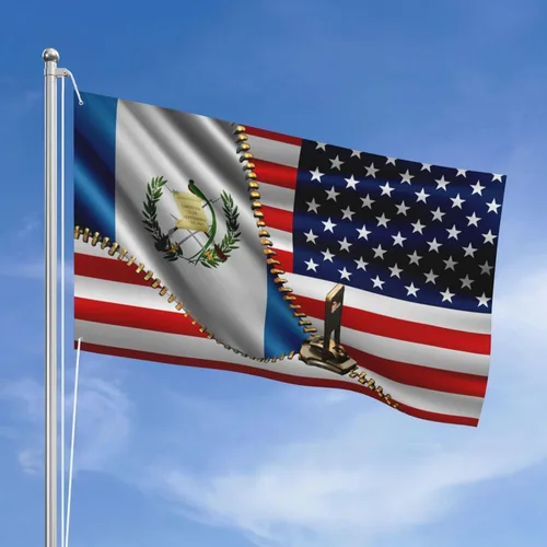 Vista 12 de Bandera de Estados Unidos y Colombia Colombiana Banderas para exteriores de 3 x 5 pies, tres capas de tela de costura de doble cara, impresión de 3