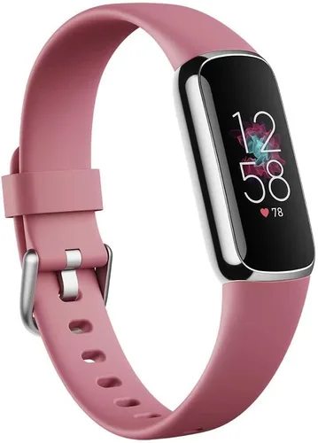 Vista 9 de Fitbit Luxe-Rastreador de Fitness y Bienestar con Gestión del Estrés, Seguimiento del Sueño y Frecuencia Cardíaca 24/7, Negro/Grafito, Talla Única