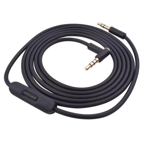Vista 8 de Solo 3 cable de audio de repuesto con micrófono en línea y control de volumen compatible con Beats Headphone