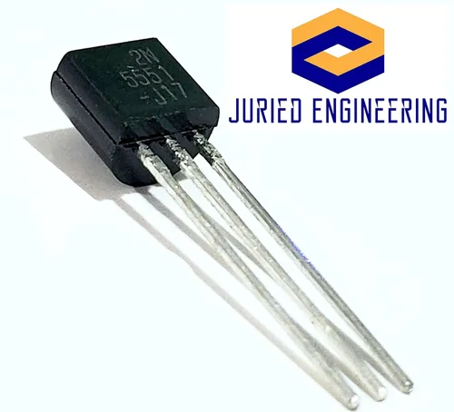 Vista 3 de 2N5551 Transistor único bipolar (BJT), NPN, 160 V, 150 MHz, 625 mW, 600 mA, 80 hFE (paquete de 5)
