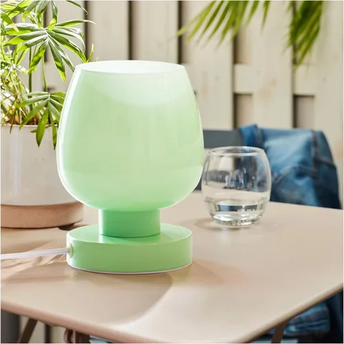 Vista 21 de Lámpara de Mesa de Noche Táctil - Lámpara Pequeña Rosa para Dormitorio con Puertos de Carga USB C+A, Regulable de 3 Niveles, Lámpara de Escritorio