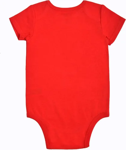 Vista 3 de WARNER BROS. The Flash Creeper Set Short Sleeve Creeper with Cap, The Flash Superhero Bodysuit, Baby Romper