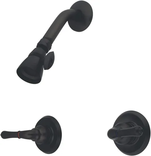 Vista 4 de Kingston Brass KB248SO Magellan - Grifo de ducha para montaje en pared, níquel cepillado, solo ducha