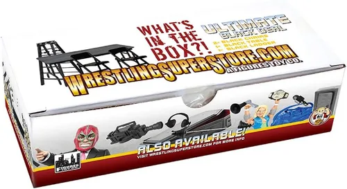 Vista 4 de Ultimate Escalera, mesa y sillas negro juego para figuras de acción de lucha libre