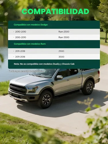 Vista 3 de YHTAUTO Guardabarros Estilo de Fábrica OE con Kit de Herramientas para Dodge Ram 2500/3500 2010-2018