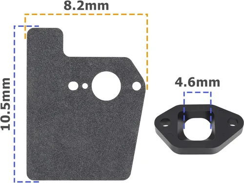 Vista 3 de The Lord of the Tools Juego de 2 juntas aislantes de carburador compatibles con Honda GCV160 GCV160A GCV160LA GCV160LAO GCV160LE piezas de motores
