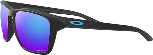 Vista 3 de Polo Ralph Lauren OO9448F Sylas Low Bridge Fit - Lentes de sol rectangulares para hombre color negro matezafiro Prizm iridio polarizado 2283in Negro