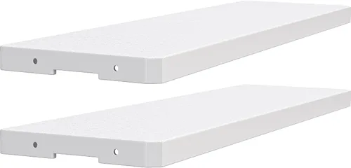 Vista 14 de YITAHOME - Cobertizo de almacenamiento horizontal al aire libre con puerta bloqueable en forma de X, cobertizo de herramientas de resina resistente