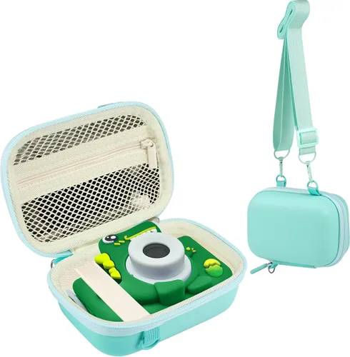 Vista 14 de Leayjeen Funda para cámara para niños compatible con OUTUVAS/Goopow/Mgaolo/HOOMOON/Juguetes de cámara para niños y videocámara digital para niños
