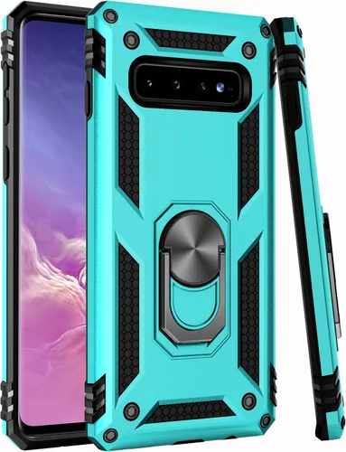 Vista 12 de LUMARKE Funda para Galaxy S8, pasa 16 pies, probada contra caídas con soporte de anillo magnético, compatible con soporte de montaje de automóvil