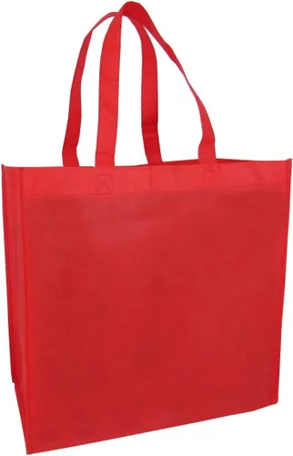 Vista 6 de (Juego de 12) 12 Pack- Barato no tejido grandes promocionales bolsas de comestibles (negro)