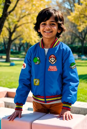 Vista 5 de Nintendo Super Mario Bomber Jacket for Boys