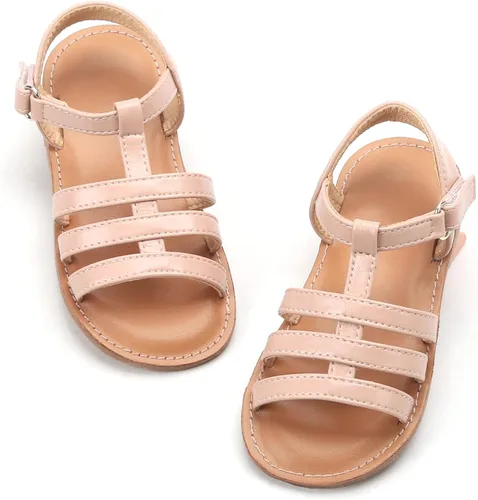 Vista 159 de THEE BRON Sandalias cómodas para niñas, zapatos para niños, sandalias rellenas