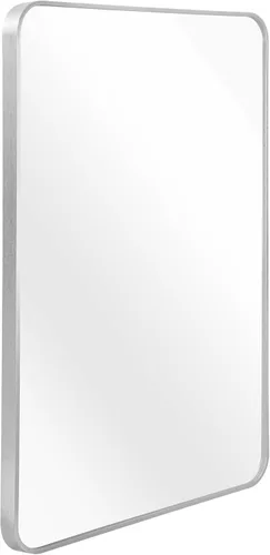 Vista 2 de Espejo de pared rectangular dorado de 30 x 40 pulgadas