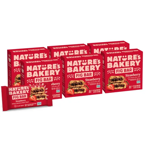 Vista 14 de Nature's Bakery Barra de higos, manzana y canela, 2 oz manillar de bicicleta