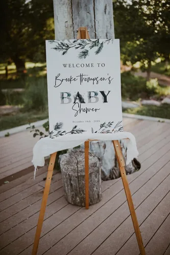 Vista 6 de Letrero de bienvenida personalizado para baby shower, letrero de bienvenida de calabaza, letrero de bienvenida de baby shower con calabaza, baby