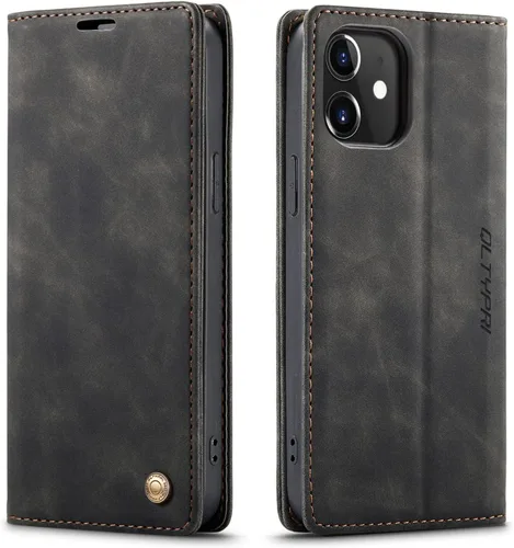 Vista 78 de QLTYPRI Para iPhone Air Case Wallet Con Tarjetero, Vintage PU Cuero Kickstand Cierre Magnético A Prueba De Golpes Folio Libro Funda Para IPhone 17