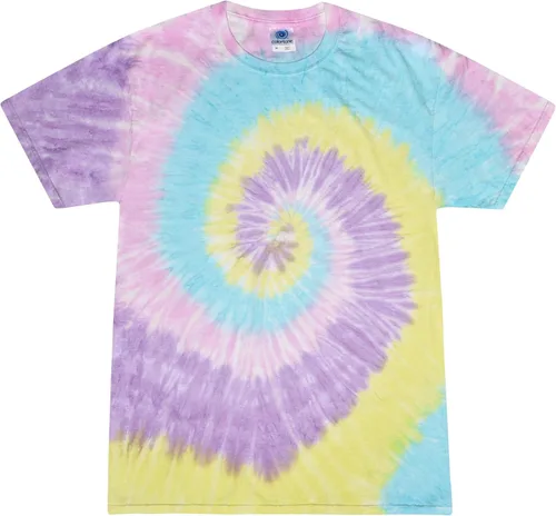 Vista 56 de Colortone Camisetas Tie Dye para Hombre y Mujer - Camisetas de manga corta unisex Tie-Dye para adultos Acadia