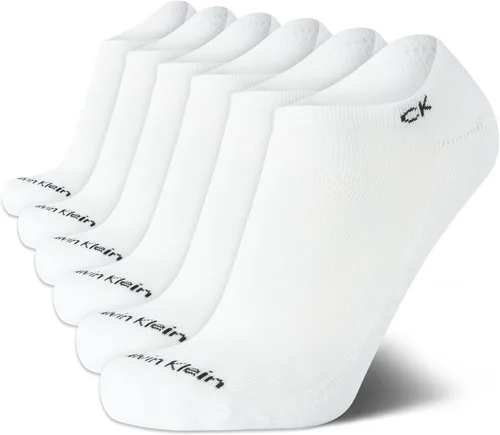 Vista 151 de Calvin Klein Calcetines para hombre, mezcla de algodón, acolchados, sin talla, forro de calcetines atléticos (6 unidades)
