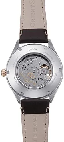 Vista 4 de Orient Star RK-AT0201G - Reloj de piel para hombre semiesqueleto clásico