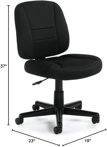 Vista 2 de GOF Silla de escritorio de oficina de tela ergonómica, asiento de trabajo y tareas para conferencias, administración, uso de oficina en casa, diseño