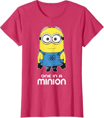 Vista 12 de Despicable Me Camiseta estampada Minions Bob One in A Minion Negro
