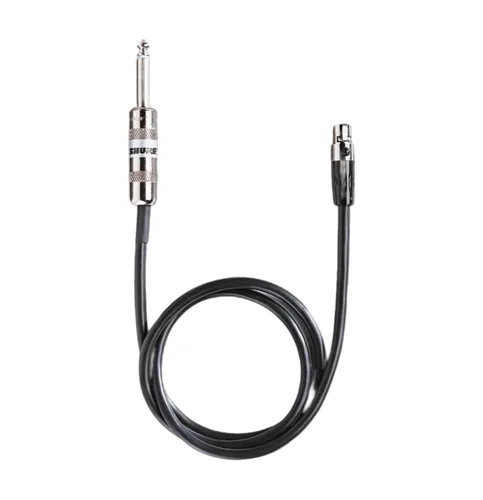 Vista 9 de Shure WA303 Cable de guitarra estándar de 2 pies con conector de 1/4 en cada extremo