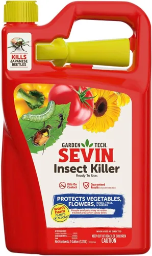 Vista 18 de Sevin Insecticida Listo para Usar 32 oz Mata al contacto, más de 700 insectos listados, espray de control de plagas, agita y rocía