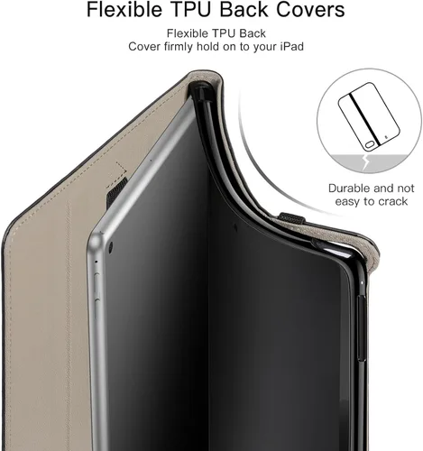 Vista 3 de Funda para iPad mini 5 2019/Mini 4 3 2 1 de 7.9 pulgadas, Cubierta Folio de Soporte de Cuero PU Premium con función de encendido y apagado