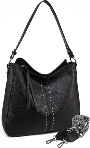 Vista 3 de Montana West Hobo Bags para mujer con asa superior, bolso de hombro