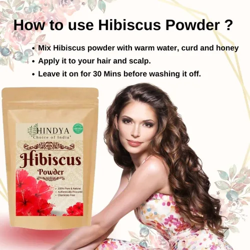 Vista 6 de Polvo de flor de hibisco orgánico para paquete facial y mascarilla capilar, hibisco puro natural Rosa-Sinensis cuidado del cabello y la piel, polvo