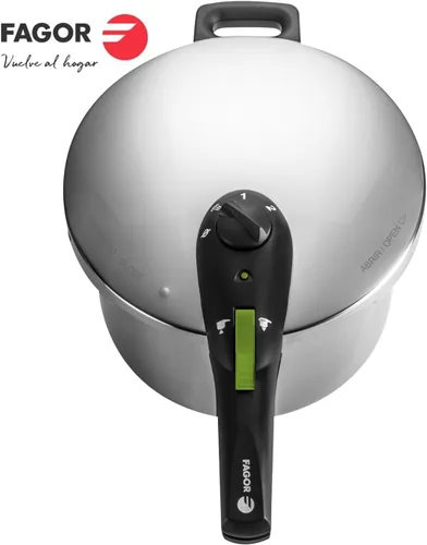Vista 8 de Fagor Rapid Xpress - Olla a presión 6 litros, inducción, súper rápida, acero inoxidable 18/10, todo tipo de cocinas, parte inferior termodifusora, 2
