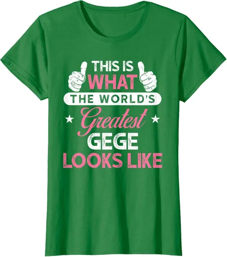 Vista 39 de Gege Gift: World's Greatest Gege T-Shirt, Negro