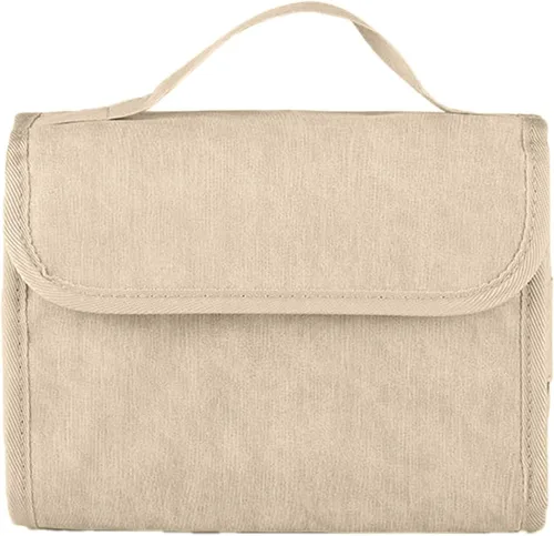 Vista 8 de Bolsa organizadora de cosméticos para viajes, bolsa de maquillaje extraíble 4 en 1, neceser de aseo para mujeres y niñas, bolsa portátil, bolsa