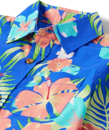 Vista 31 de The Children's Place - Camisa de manga corta con botones para niños grandes